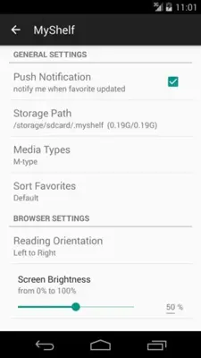 MyShelf Manga Reader V2 android App screenshot 0